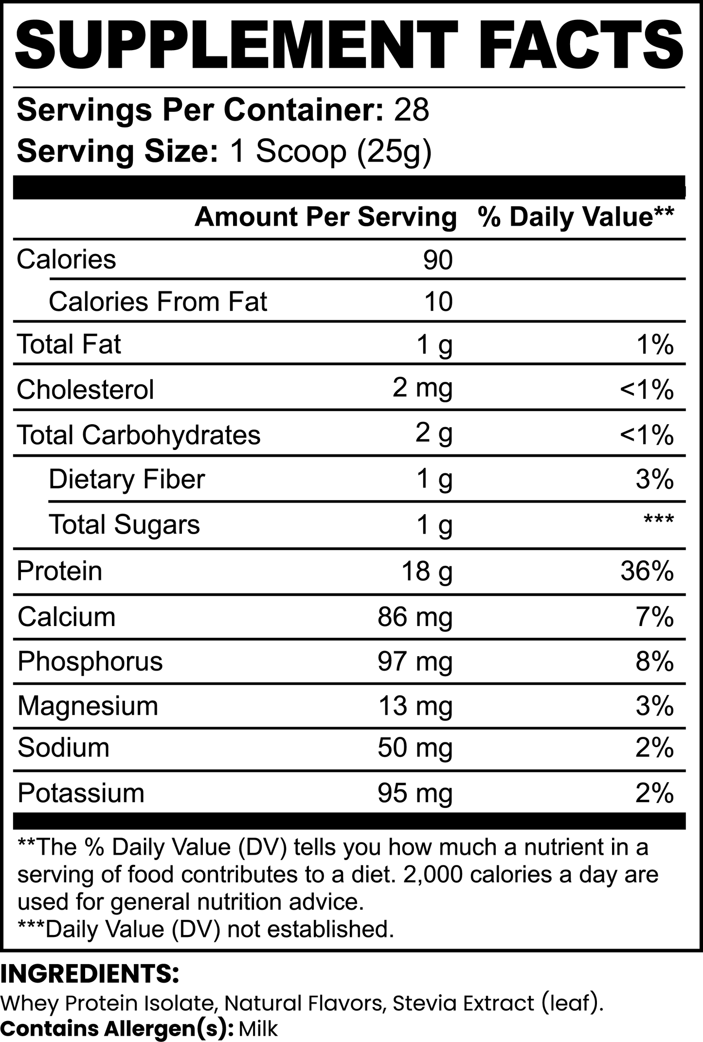 Whey Protein Isolate (Mississippi Mud)
